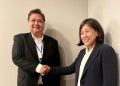 Menteri Koordinator (Menko) Bidang Perekonomian Airlangga Hartarto bertemu dengan United States Trade Representative (USTR)